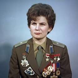 Valentina Tereshkova, the first woman in space