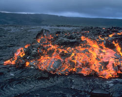 A'a lava flow