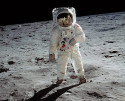 Man on the moon